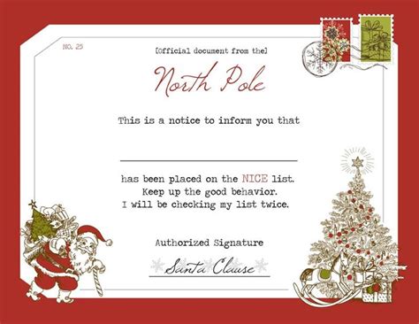 Santa’s Nice List Certificate – Let's DIY It All – With Kritsyn Merkley ...