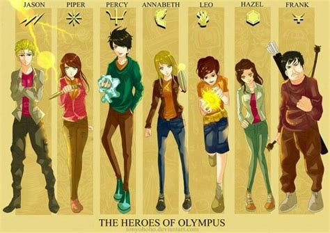 The seven demigod. | Percy jackson, Percy jackson fan art, Heroes of olympus