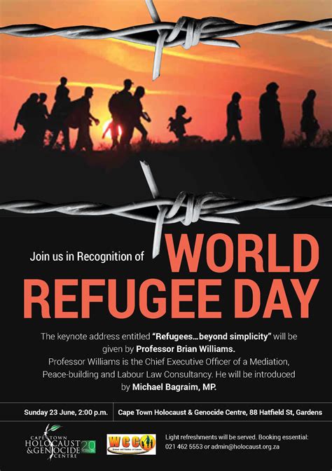 World Refugee Day - Cape Town Holocaust & Genocide Centre