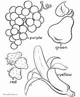 Fruits Coloring Pages For Kids To Print Out sketch template