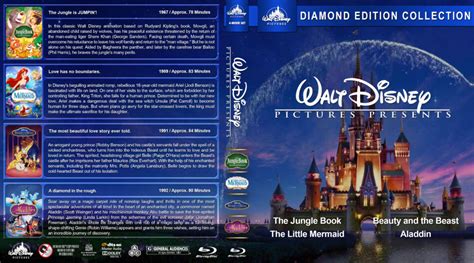 Disney Diamond Edition Collection (1967-1992) R1 Blu-Ray Custom Cover - DVDcover.Com