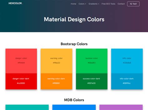 Material Design Colors on Behance