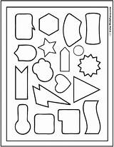 Rectangle Shape Coloring Pages To Print  Free Printable sketch template