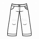 Long Wide Leg Denim Shorts For Girls Outline Coloring On A White  sketch template