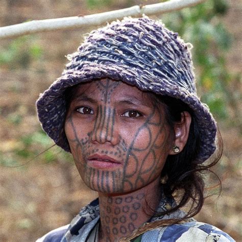 myanmar | Facial tattoos, Traditional tattoo, People of the world