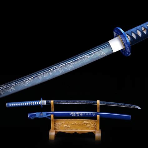 TRUEKATANA Handmade Blue Blade High Carbon Steel Samurai Sword India | Ubuy