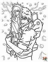 19 Chainsaw Man Coloring Pages For Kids  ColoringPagesWK sketch template