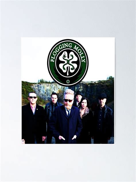 "present by Flogging Molly band group music international tour 2022" Poster for Sale by oodyr8 ...