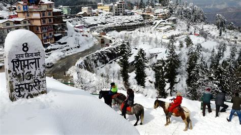 Roads shut, schools closed after snowfall in Himachal Pradesh’s Shimla ...