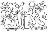 July coloring Page  Free Printable Coloring Pages sketch template
