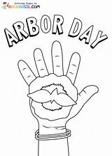 Arbor Day Coloring Pages sketch template