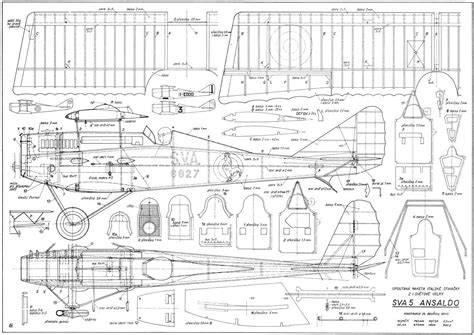 1,200 Control Line Remote Control RC Radio Model Airplane Plans, PDF ...