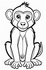 10 Baboon Coloring Pages For Kids  ShadeMaze sketch template