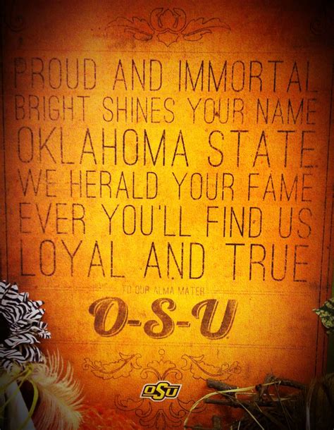 OSU Alma Mater Oklahoma State University, Oklahoma State Cowboys, Go Pokes, Cowboy Love, Pistol ...