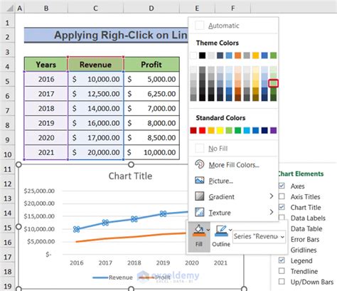 How to Change Color of One Line in Excel Chart (3 Handy Ways)