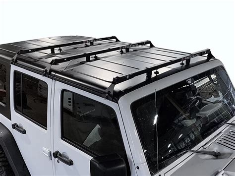 Exposed Racks Hardtop Tent Roof Rack For 07-18 Jeep Wrangler Unlimited ...