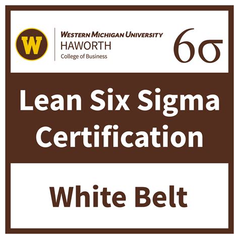 Lean Six Sigma White Belt Certification - Credly