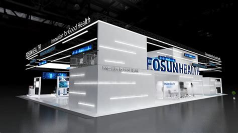 2020CIIE@FOSUN HEALTH on Behance in 2023 | Exhibition booth design, Exhibition stand design ...