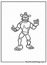 Printable Five Nights At Freddy’s Coloring Pages Updated 2023 sketch template
