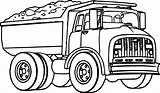 Coloring Pages  Vehicles Dump Truck sketch template