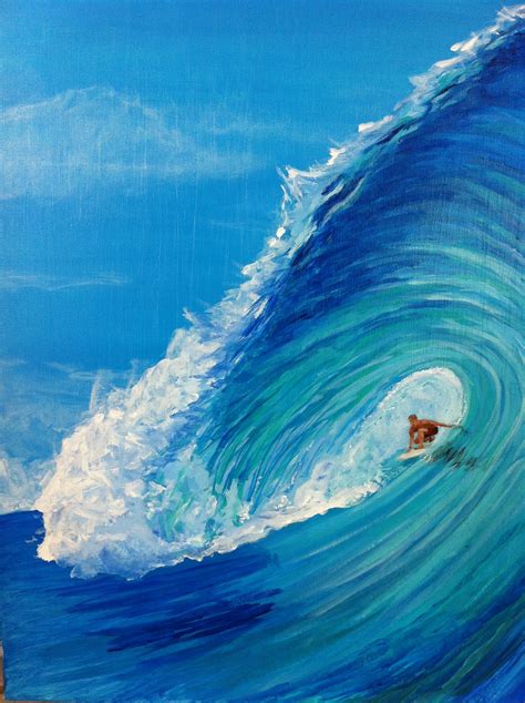 Acrylic on canvas by Newport Loft Surf Art | Surf art, Surf painting ...