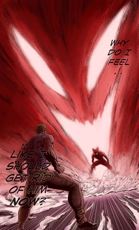 Some colored Garou panels | One punch man anime, Saitama one punch man ...