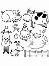 Kleurplaten Kleurplaat Boerderij Koeien Stal Koe Peuters Tekening Boer  sketch template