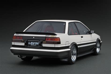 IG0553 Toyota Corolla Levin (AE86) 2Dr GT Apex White/Black – ignition model