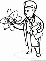 Coloring Pages Scientist Education > Physics  free printable sketch template