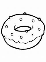 Donut coloring pages sketch template