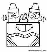 60 Crayon Coloring Pages  ColoringPagesOnlycom sketch template
