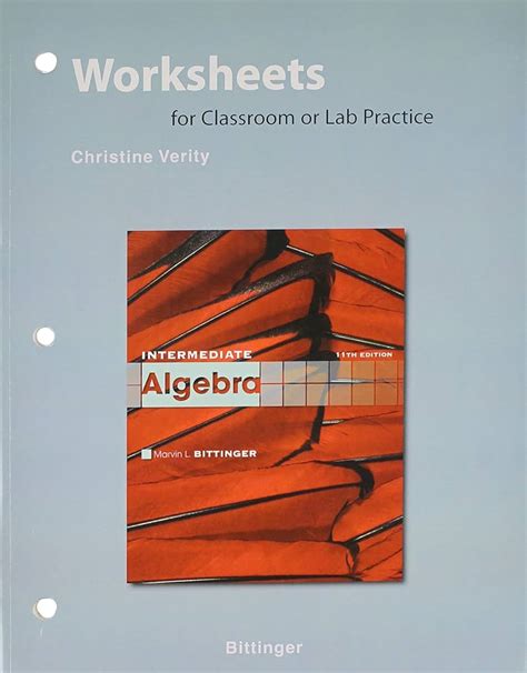 Intermediate Algebra Worksheets + Mymathlab Student Access Kit ...