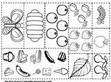 The Very Hungry Caterpillar Coloring Pages Free For Kids sketch template