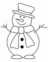 Snowman Coloring Pages Free Printable PDF sketch template
