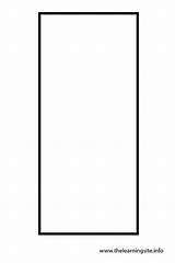 Printable Coloring Page Of A Rectangle Shape sketch template