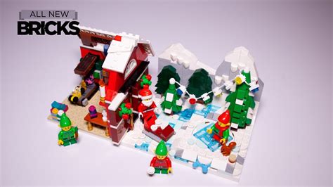 Lego Christmas Speed Build with 40564 Winter Elves Scene and 40565 ...