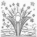 Fireworks Coloring Pages  Free & Printable sketch template