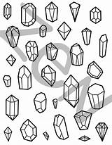 Crystal Coloring Cristal Para Colorear Dibujo Kleurplaat Coloriage  sketch template