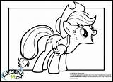 My Little Pony Applejack Coloring Pages  Team Colors sketch template