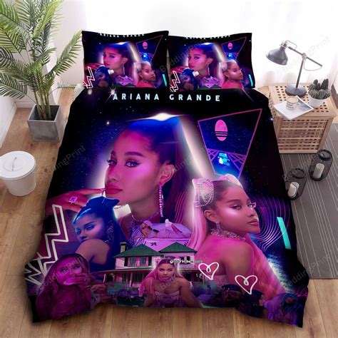 Ariana Grande 7 Rings Bed Sheets Duvet Cover Bedding Sets. PLEASE NOTE: This is a duvet cover ...