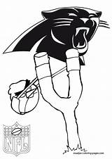 Carolina Panthers Pages Coloring sketch template