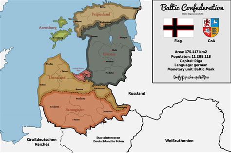 Map of Baltic Confederation by Willkozz on DeviantArt