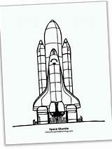 Space Shuttle Kids Coloring Pages sketch template