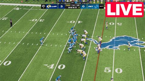 🔴NFL LIVE! Detroit Lions vs. Los Angeles Rams | 2024 NFL today ...