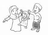 Baju Kurung Pahang Sketch Coloring Page sketch template
