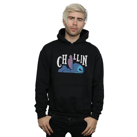 Disney Mens Lilo And Stitch Chillin Hoodie - Walmart.com