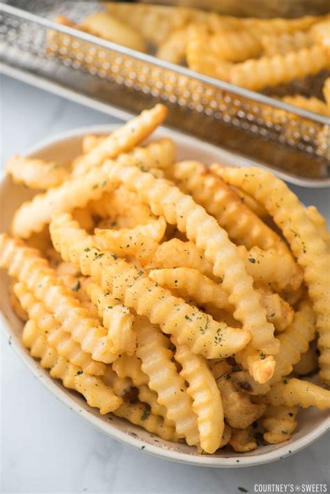 Air Fryer Frozen French Fries with French Fry Seasoning - Courtney's Sweets