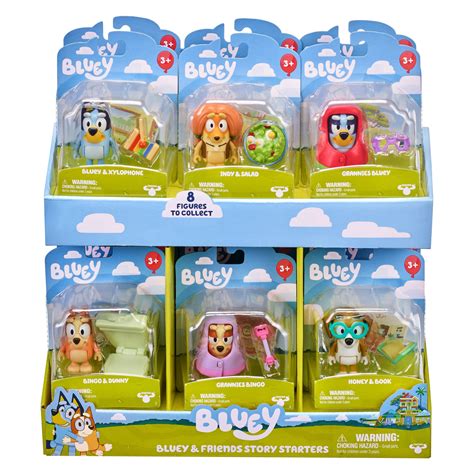 Bluey Story Starter Figurine Single Packs - Bluey Official Website