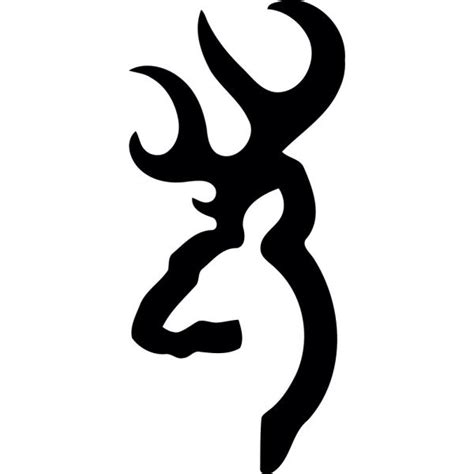 deer symbol | Deer Symbol | Deer stencil, Deer head tattoo, Browning logo