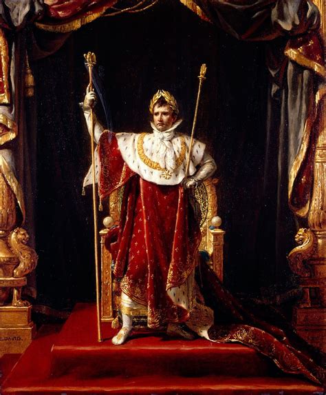 Portrait de Napoléon Ier en costume impérial. Jacques Louis DAVID - L'Histoire par l'image ...